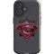 DC Comics Superman Grey Eye Collage iPhone 16 Plus Impact Case