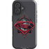 DC Comics Superman Grey Eye Collage iPhone 16 Plus Impact Case