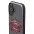 DC Comics Superman Grey Eye Collage iPhone 16 Plus Impact Case