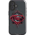 DC Comics Superman Grey Eye Collage iPhone 16 Plus Magsafe Impact Case