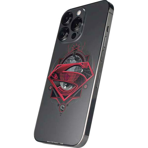 DC Comics Superman Grey Eye Collage iPhone 16 Pro Max Skin