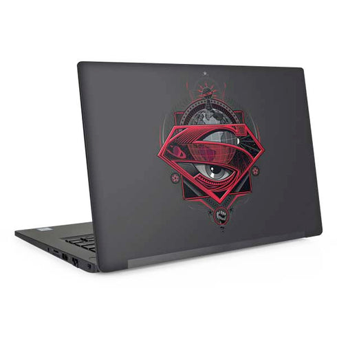 DC Comics Superman Grey Eye Collage Dell Latitude Skin