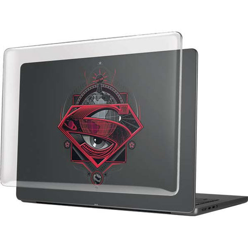 DC Comics Superman Grey Eye Collage MacBook Pro 14in (2021-24) Case plus Skin