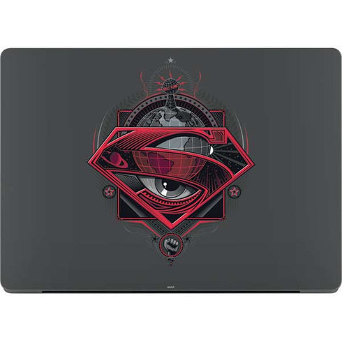DC Comics Superman Grey Eye Collage Apple MacBook Pro 14-inch Skin