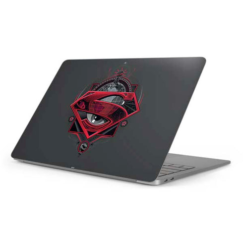 DC Comics Superman Grey Eye Collage Apple MacBook Pro 16-inch Skin