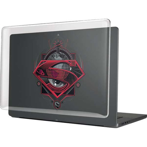 DC Comics Superman Grey Eye Collage MacBook Cases
