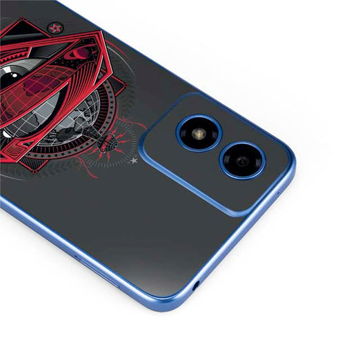 DC Comics Superman Grey Eye Collage Moto G Play 4G (2024) Skin