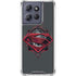 DC Comics Superman Grey Eye Collage Moto G Power 5G (2025) Clear Case