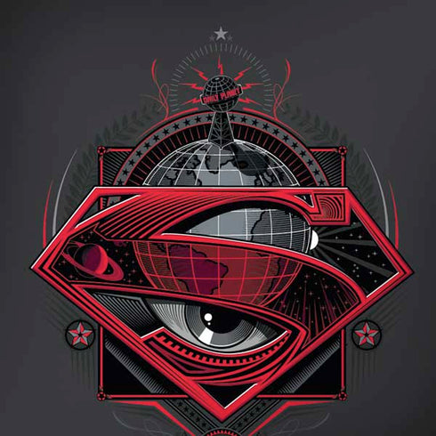 DC Comics Superman Grey Eye Collage Moto G6 Skin