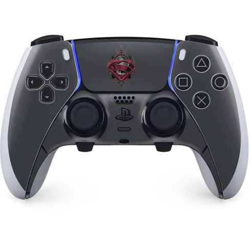 DC Comics Superman Grey Eye Collage PS5 DualSense Edge Pro Controller Skin