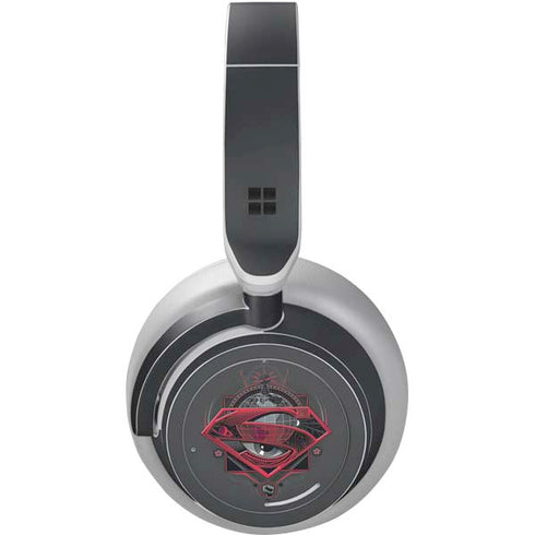 DC Comics Superman Grey Eye Collage Surface Headphones Skin