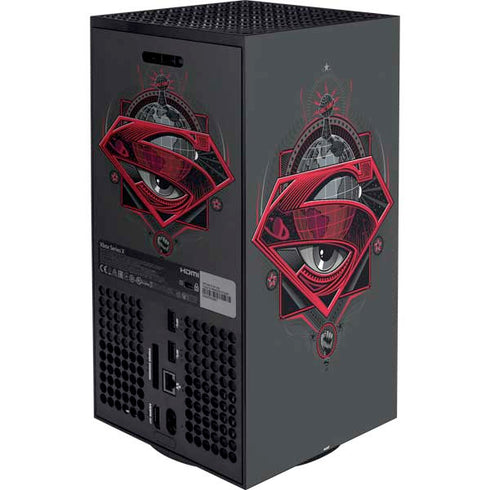 DC Comics Superman Grey Eye Collage XBox Series X Digital Edition Bundle Skin