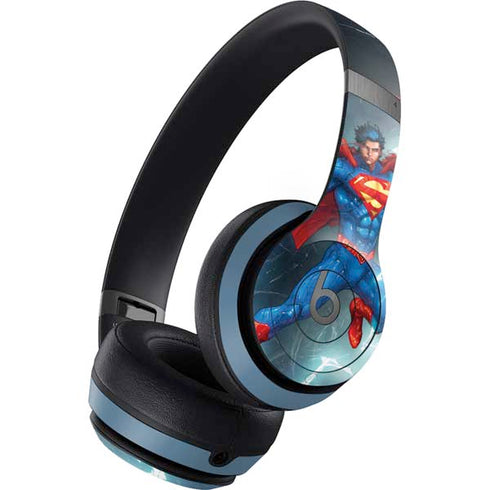 DC Comics Superman Heat Vision Beats Solo 4 Wireless Headphones Skin