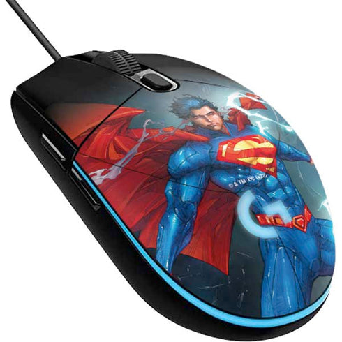 DC Comics Superman Heat Vision G203 Prodigy RGB Wired Gaming Mouse Skin