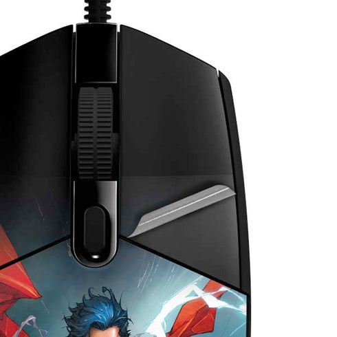 DC Comics Superman Heat Vision G203 Prodigy RGB Wired Gaming Mouse Skin