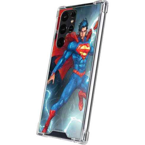 DC Comics Superman Heat Vision Galaxy S23 Ultra Clear Case