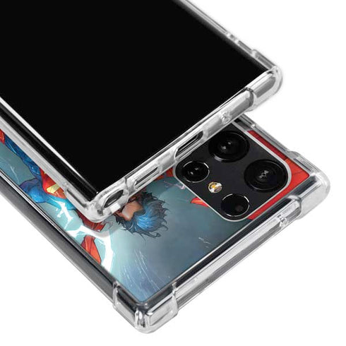 DC Comics Superman Heat Vision Galaxy S23 Ultra Clear Case