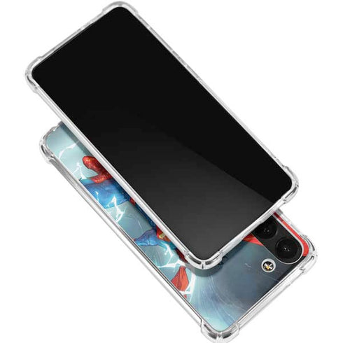 DC Comics Superman Heat Vision Galaxy S24 FE Clear Case