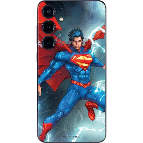 DC Comics Superman Heat Vision Galaxy S25 Plus Skin