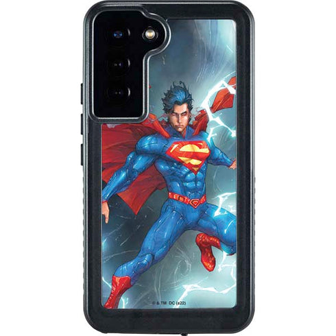 DC Comics Superman Heat Vision Galaxy S24 Plus Waterproof Case