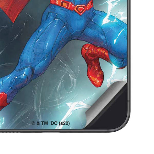 DC Comics Superman Heat Vision Galaxy S25 Skin