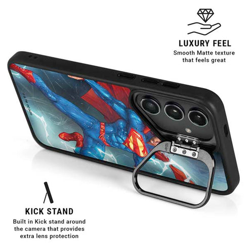 DC Comics Superman Heat Vision Galaxy S24 Ultra Kickstand Case