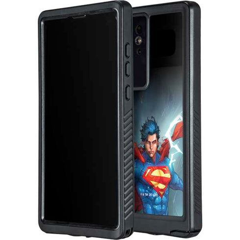 DC Comics Superman Heat Vision Galaxy S24 Ultra Waterproof Case