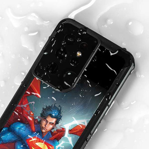 DC Comics Superman Heat Vision Galaxy S24 Ultra Waterproof Case
