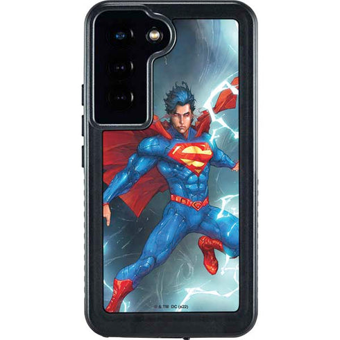 DC Comics Superman Heat Vision Galaxy S24 Waterproof Case
