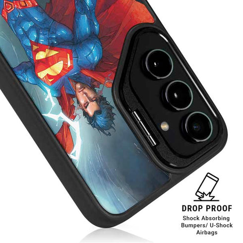 DC Comics Superman Heat Vision Galaxy S26 Kickstand Case