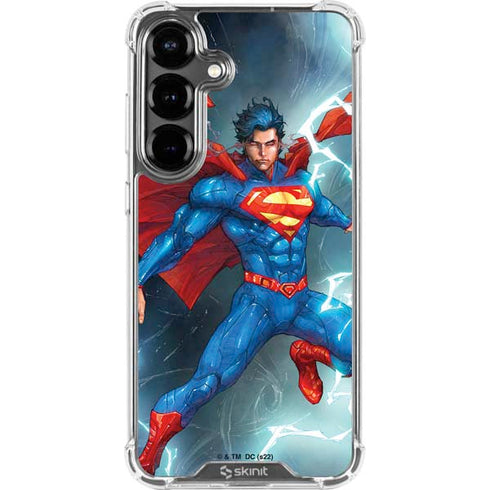 DC Comics Superman Heat Vision Galaxy S26 Plus Clear Case