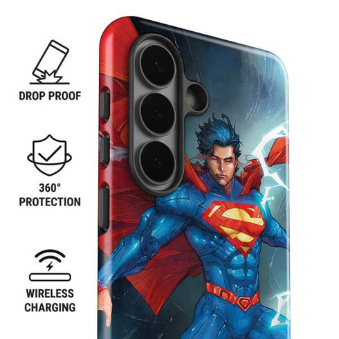 DC Comics Superman Heat Vision Galaxy S26 Plus Impact Case