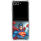 DC Comics Superman Heat Vision Galaxy Z Flip7 Clear Case