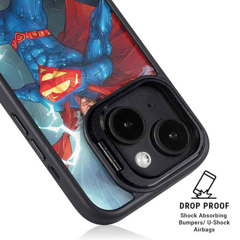 DC Comics Superman Heat Vision iPhone 14 Kickstand Case