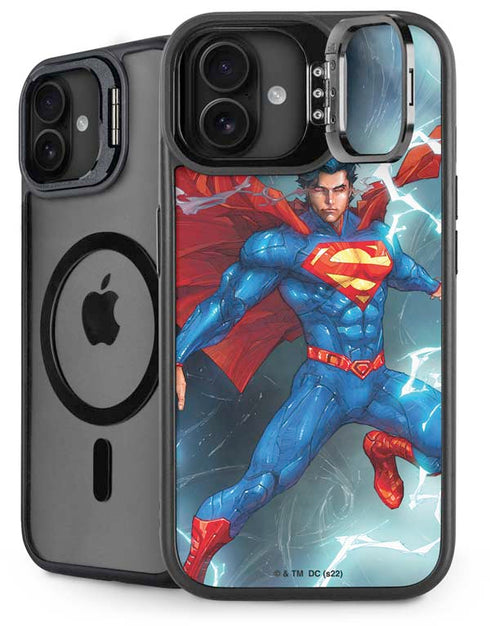 DC Comics Superman Heat Vision iPhone 16 Kickstand Case