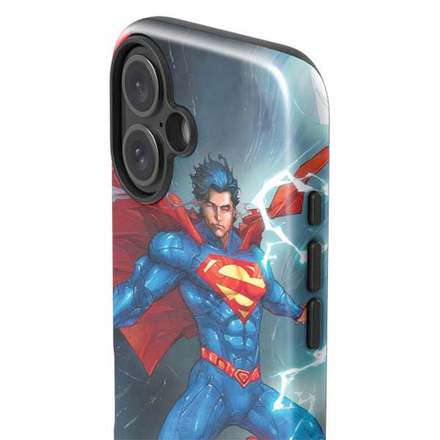 DC Comics Superman Heat Vision iPhone 16 Plus Impact Case