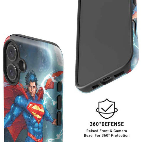 DC Comics Superman Heat Vision iPhone 16 Plus Magsafe Impact Case