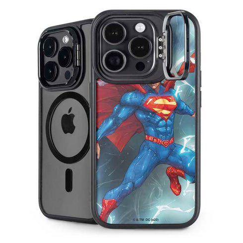 DC Comics Superman Heat Vision iPhone 16 Pro Kickstand Case