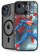 DC Comics Superman Heat Vision iPhone 16e Kickstand Case