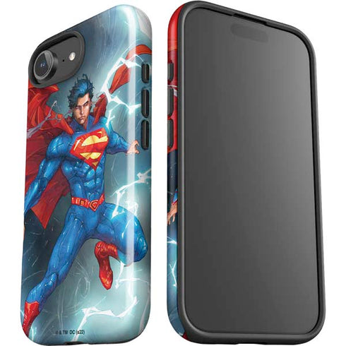DC Comics Superman Heat Vision iPhone 16e Impact Case