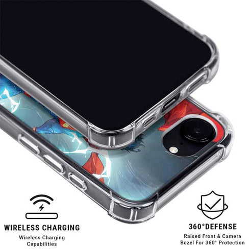 DC Comics Superman Heat Vision iPhone 16e MagSafe Case
