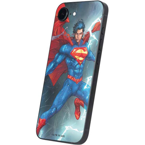 DC Comics Superman Heat Vision iPhone 16e Skin