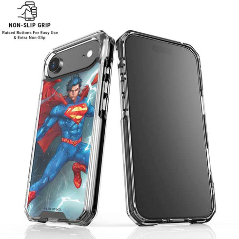 DC Comics Superman Heat Vision iPhone 17 Air Clear Case