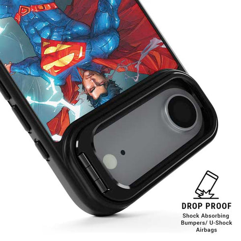 DC Comics Superman Heat Vision iPhone 17 Air Kickstand Case