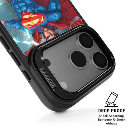 DC Comics Superman Heat Vision iPhone 17 Pro Kickstand Case