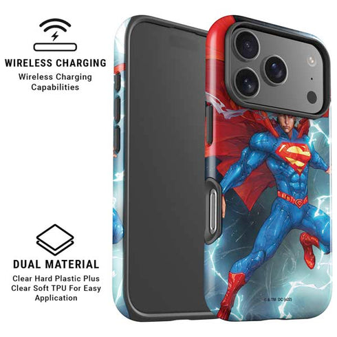 DC Comics Superman Heat Vision iPhone 17 Pro Magsafe Impact Case
