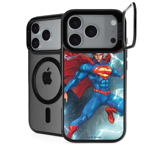 DC Comics Superman Heat Vision iPhone 17 Pro Max Kickstand Case