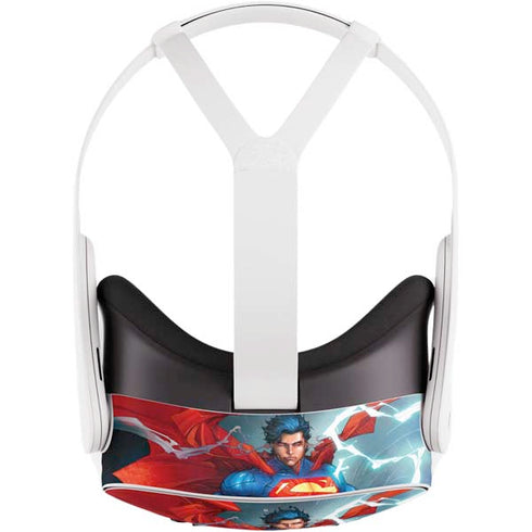 DC Comics Superman Heat Vision Meta Quest 3S Skin
