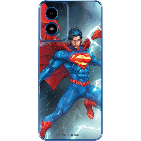 DC Comics Superman Heat Vision Moto G Play 4G (2024) Skin