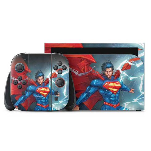 DC Comics Superman Heat Vision Nintendo Skins